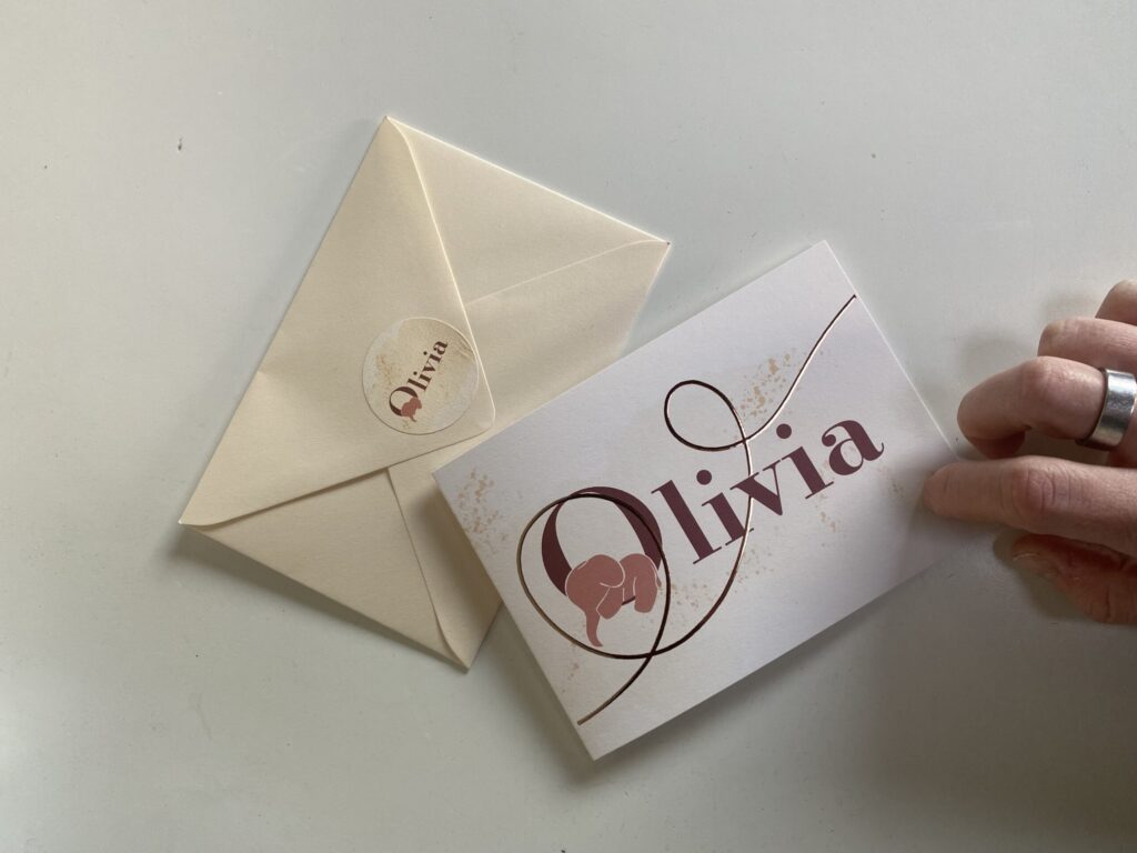 Geboortekaartje Olivia